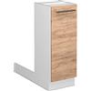 Vicco Isola cucina Fame-Line, Rovere dorato, 30 cm senza piano di lavoro, per l'espansione e la combinazione con altri moduli cucina