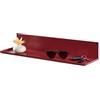 D-Segno Fly-K | Mensole Da Muro Design | Design Moderno e Minimal | Mensola Adatta a Ufficio, Salotto, Bagno, Libreria da Parete | P15 x L40/62 x H10 cm | 100% Made in Italy (Rosso, 62)