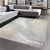 CARPETIA Tappeto moderno Design per il Soggiorno Rami di Palma | easy care | grigio oro, 120 x 170 cm