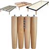 Filoben Set piedi faggio 4pz rete a doghe Varie altezze (Set 4pz H 30)