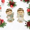 Doni Bomboniere 12PZ Statuina Angioletto Regalo Natale Bambini Maschio Femmina Idee Regalo Chiudi Pacco Fai da Te Catechismo Sacro Cristiano Natività Economico Fai da Te Originale