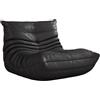 TJKK togo sedia togo divano da pavimento divano togo pouf divano togo sedie pigro pavimento divano divano letto (nero, 66 x 89 x 68,6 cm)