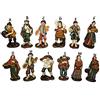Aurora Store Set 12 Statue Presepe Economiche Adatto a Chi realizza Presepi di Natale Napoletano Statuine Pastori in Resina Personaggi Mestieri Figure Diverse 9cm