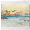 CheQuadro! Tramonto Sull'Acqua Joseph Mallord William Turner, jwt119 Quadro Stampato su Tela Fine Art, Intelaiato Pronto da Appendere, Alta qualità, 40x32 cm