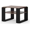 Vicco Tavolino da salotto Helm, Legno antico, 65.6 x 55.8 cm | con ripiano, adatto per riporre riviste e telecomandi