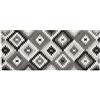 BIANCHERIAWEB Tappeto Arredo Antiscivolo Camera Salotto Disegno Astratto Geometrico Avana By Suardi 140x200 Nero