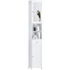 Bath Vida Priano-Armadietto Alto a Specchio per Il Bagno, Bianco, H 190 x W 40 x D 30 cm