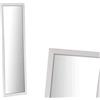 Gicos Specchio Rettangolare da Parete Struttura in Legno Colore Bianco 34 * 2 * 125 cm TCO-796425