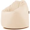 extroitaly TERA - Pouf Poltrona (78x78cm, H.93) per Sedersi in Ecopelle con Cuciture Rinforzate, Poltroncine da Salotto e Giardino Adatte per Interno ed Esterno, Antimacchia e Idrorepellente