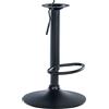 CLP Telaio Dello Sgabello Da Bar I Colonna Dello Sgabello Da Bar Regolabile In Altezza I Distanza Tra I Fori 8 X 8 CM | Colore nero