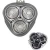 Generic Testine di ricambio per rasoio Philips HQ8200 HQ8240 HQ8250 HQ8260 HQ8270CC HQ8290 HQ9, lamina con bordo smussato con rivestimento in micro-sfere, struttura flottante multiflex, rasoio delicato per