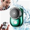 UGIF Mini-Shave Portable Electric Shaver, Men's Electric Shaver, Pocket Size Portable Shaver, Wet And Dry Mens Razor, USB Rechargeable Shaver, Easy One-Button Use Suitable for Home, Car, Travel