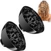 BAInuai Diffusore universale per capelli, diffusore universale per asciugacapelli, diffusore per capelli, diffusore per capelli ricci o ondulati (2)