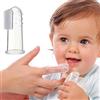 Generico Bambino Kids Spazzolino da Denti a Forma di Dito in Silicone | Per Bambini, Sicuro per Gengive e Denti