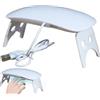 FmtwPhn Luce UV per unghie, smalto gel per lampada UV | Lampada per unghie gel USB sicura | Luce UV per unghie in gel ad asciugatura rapida, asciuga unghie per gel smalto, Natale, Capodanno, casa