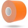 GymBeam Nastro Kinesiologico K Tape, Rotolo Kinesiologico per Muscoli e Articolazioni Sovraccarichi, Migliora la Stabilità, Riduce il Dolore e il Gonfiore, Nastro Kinesiologico, Non Limita (Orange)