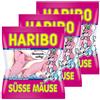 Haribo Süße Mäuse, Topolini Dolci, Caramelle Gommose, 3 Sacchetti da 200g