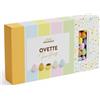 Confetti Maxtris Ovette di cioccolato al LATTE e pasta di NOCCIOLA, colori assortiti, in scatola da 1 kg