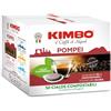 Kimbo, Pompei, Le Meraviglie del Gusto 50 Cialde Compostabili ESE, Miscela Forte e Decisa, Intensità 12/13, Tostatura Scura, 1 Pack da 50 Cialde