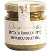 Conserve Conti - Pesto di finocchietto selvatico dell'Etna in olio extravergine d'oliva - 4 vasetti da ml. 106/360 g - produzione artigianale siciliana 100% naturale