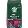 Starbucks Caffè Macinato - Caffè Tostato Scuro - Caffè Verona - 100% Arabica - 1 bustina (12 oz)