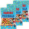 Haribo Pico-Balla, Caramelle Gommose alla Frutta, Orsetti, Dolci, 3 Sacchetti