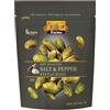 Setton Farms Semi di pistacchi, sale e pepe, pistacchi senza guscio, certificato senza OGM, senza glutine, vegano e kosher, sacchetto richiudibile da 142 ml