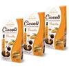 Generico 3X Confetti Crispo Ciocolì Praline di Cioccolato Fondente Ripiene di Vino Passito 100g