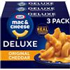 Kraft Mac & Cheese Kraft Deluxe Mac & Cheese Dinner, 3 scatole, Cheddar originale, 14 once