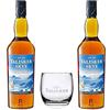 SPECIAL PACK TALISKER SKYE 2 BOTTIGLIE 70 CL e43; 4 BICCHIERI IN CONFEZIONE