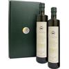 YesEatIs Oleum Comitis - Olio Extra Vergine di Oliva - 100% Italiano Estratto a Freddo - Confezione Regalo con 2 Bottiglie da 500 ml