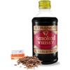 AlcoFermBrew Essenza Smoked Whisky Style 250ml + 20g Chips di Quercia Francese - Estratto Senza Alcol per Vodka