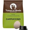 Caffè dal Mondo Capsule compatibili con Lavazza A Modo Mio - Bevande Caffè dal Mondo - Natura dal Mondo (Cappuccino)