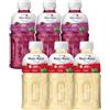 Mogu Mogu Bevanda al succo di uva e mela con gelatina Nata de Coco, 320 ml (confezione da 6), bevanda rinfrescante tropicale thailandese da sorseggiare e masticare