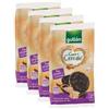 Generico Gallette di Riso Integrale Senza Glutine Cuor di Cereale Snack Croccante Disponibile Naturale Cioccolato Fondente o Cioccolato Bianco Confezioni da 4 o 8 Pezzi (4 Confezioni, Cioccolato Fondente)