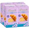 Generico 4X BauIi Croissant SENZA ZUCCHERI AGGIUNTI, Cornetto di Pasta Sfoglia Vuoto, Confezione con 6 Cornetti Incartati, 185g
