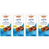 CAIYA 4X Novi Tavoletta di Cioccolato a Latte Finissimo con -30% Zuccheri, a Ridotto Contenuto di Zuccheri, 100g