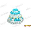 SEFARO Torta di Marshmallow da 580 Grammi Colore Celeste