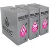 Generico SET 72 BOLERO DA 9 grammi Banana Strawberry Preparato istantaneo polvere solubile in bustine Sticks per Bevande con Stevia e Vitamina C e Senza Zucchero ideale per fitness e diete