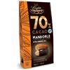 Generico Confetti Crispo 70% Cacao Mandorle Ricoperte di Finissimo Cioccolato Extra Fondente 130g