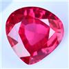 Naturale Rosa-Rosso Rubino Pera 32 A 35 KT Perfetto Ovale Certificato Fantastico