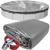 Pool Mate 3324-4-PM Platinum Silver Winter Pool Copertura per Piscina Rotonda fuori Terra, 7,3 m