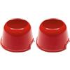 Ferplast Party Ciotola per Cani, Antiscivolo, Adatta ai Viaggi, in Plastica Riciclata, Adatta per Cani con Orecchie Lunghe, Piccola (0,5 L) (Confezione da 2)