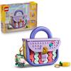 LEGO Creator 3 in 1 Borsetta alla Moda Portaoggetti - Giocattolo Trasformabile in Trolley o Portaoggetti - Decorazione Cameretta Fai da Te - Regalo per Bambine e Bambini da 8 Anni in su - 31391