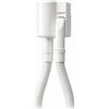 Generico Phon Asciugacapelli da Parete 800W Professionale con Accensione Automatica, Tubo Estensibile 60-130 cm, IPX4 Antiumidità, Motore AC Silenzioso, Ideale per Hotel, B&B, Casa e Bagno Compatto Salvaspazio