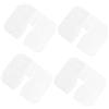 WRITWAA 100 Pezzi per Poggiatesta da Massaggio Apertura 35X28X0,01 CM in Cotone Bianco Traspirante per Spa e Centri Relax