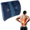 Mobiclinic, Visco, Cuscino lombare, Antidecubito, Schienale comodo, Marchio europeo, In memory-foam, Per sedia da ufficio, Gaming, Auto, Ortopedico, Prevenzione del dolore, Adattabile