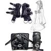 TRQOYTU Polsini Sospesi, Polsini Alla Caviglia E Polsini Per Le Mani Per Il Tuo Gioco Bondage BDSM, Polsini Sospesi In Vera Pelle, Polsini, Polsini SM Estremi, Set Bondage, Di Ritenuta, Giocattolo