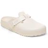 Birkenstock Uomo Boston Eva Chiuso Frontale Bianco, Eggshell, 45 EU