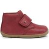 Bobux Step Up Desert Boot_Primi Passi - Uno stivale in pelle con suola flessibile. Comfort e libertà di movimento come andare a piedi nudi, Rosso scuro, 18 EU